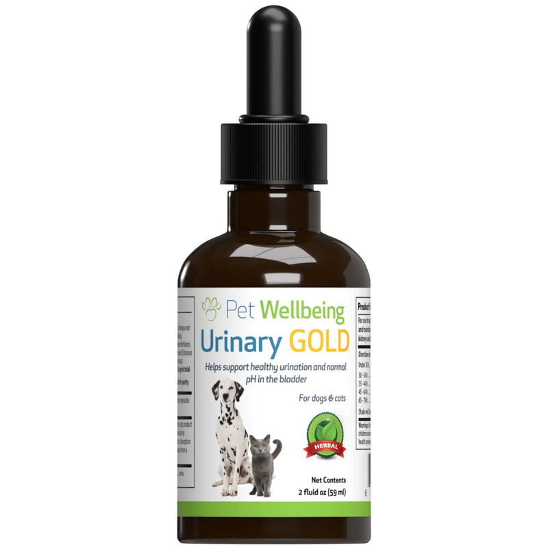 Pet Wellbeing - Urinary Gold for Dogs - Natural Support for Dog Urinary Tract Health 2oz - PawsPlanet Australia