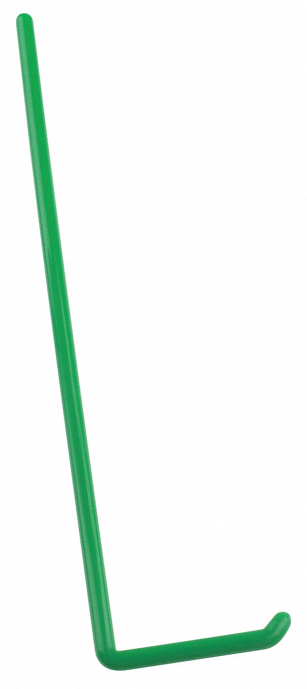 Celltreat 229616 Polypropylene L-Shaped Cell Spreader, Sterile, 145mm Length, Green (Case of 100)