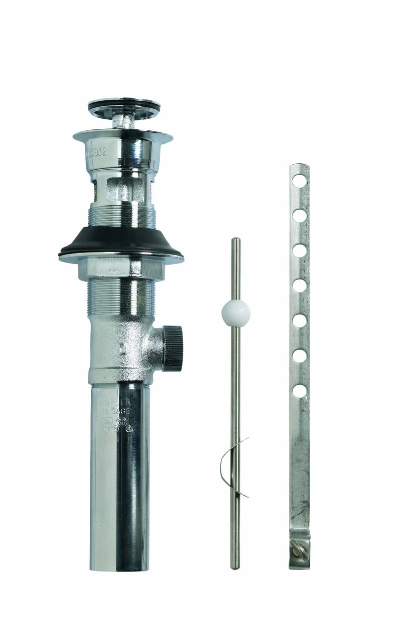 KOHLER K-1035350-SN Premier drain, Vibrant Polished Nickel