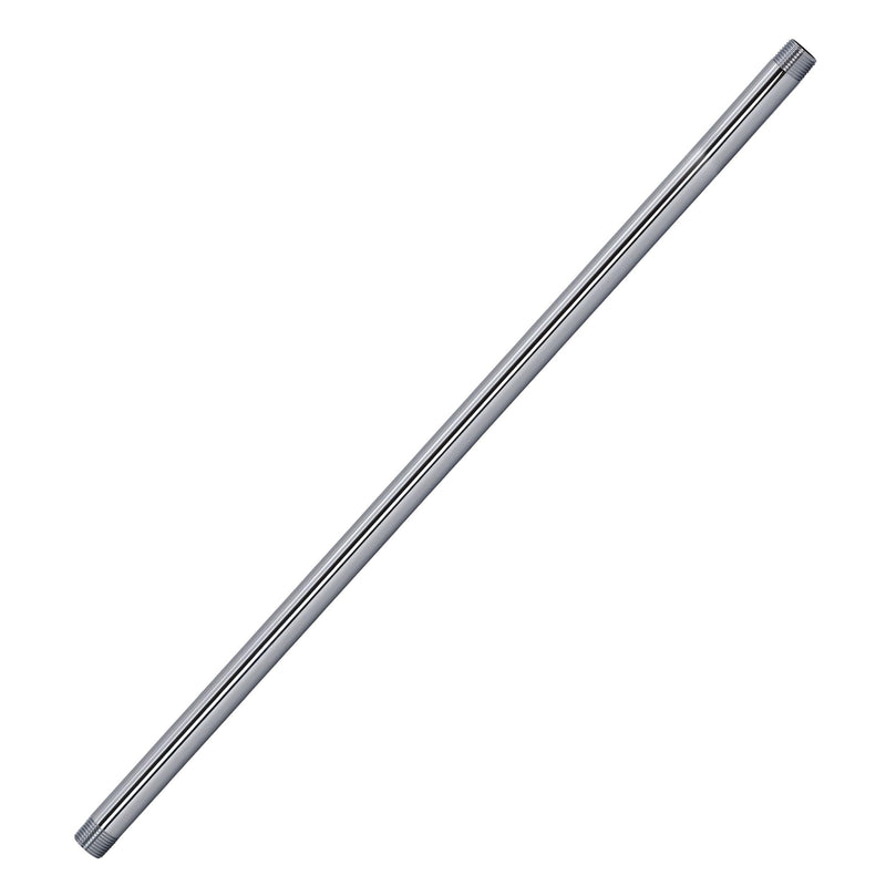 Westbrass D12119-26 ½” x 19" IPS Brass Pipe Nipple, Polished Chrome 1 Pack