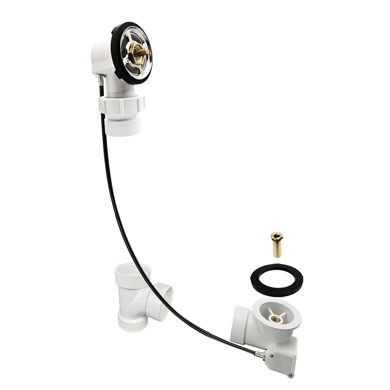 Westbrass Ball Joint Head PVC 35” Cable Rough Only, D50P35BJ-LT