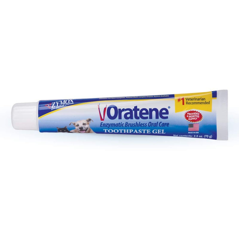 Pet King Brands Oratene Brushless Toothpaste Gel for Dogs and Cats, 2.5oz - PawsPlanet Australia