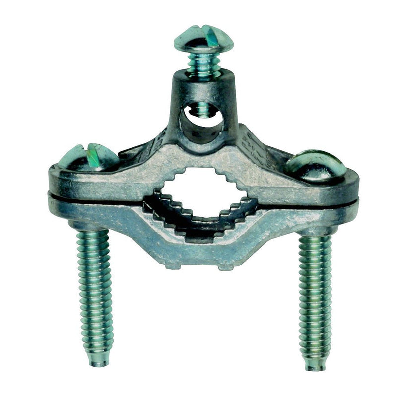 Sigma Engineered Solutions ProConnex 49160 Zinc Ground Clamp 1/2 to 1-Inch Conduit Fitting, 1-Pack, 1 Count (Pack of 1) 1 Count (Pack of 1)