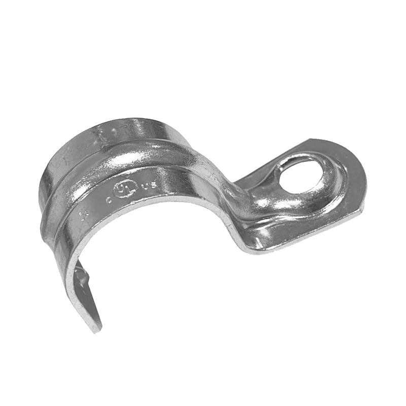 Sigma Electric ProConnex 1901 EMT One-Hole Strap 1/2-Inch, 100-Pack, 1/2 Inch, Gray, 100 Count