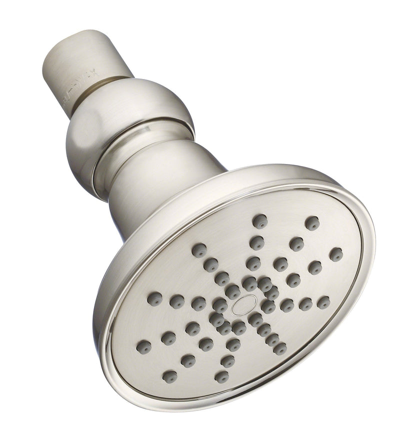 Gerber Plumbing Mono Round Single-Function Showerhead Brushed Nickel 1.75gpm