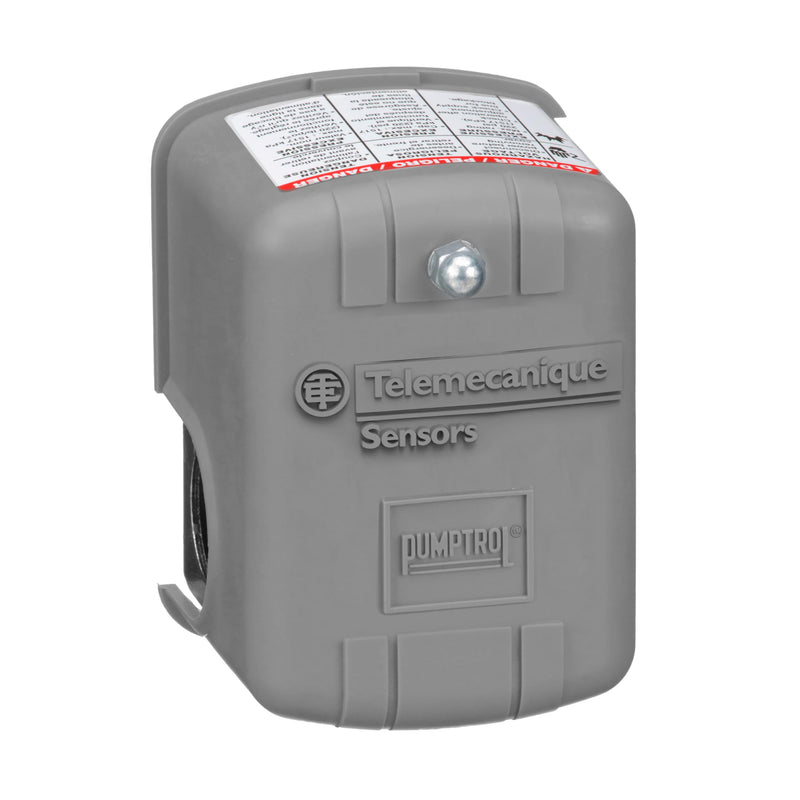 Telemecanique Sensors 9013FYG2J24 Air-Pump Pressure Switch, Nema 1, 40-60 Psi Pressure Setting, 20-65 Psi Cut-Out, 15-30 Psi Adjustable Differential