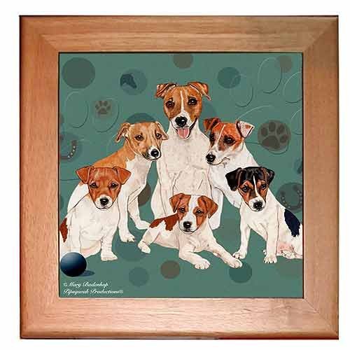Jack Russell Terrier Trivet Hot Plate Wall Decor 8 x 8 Inch