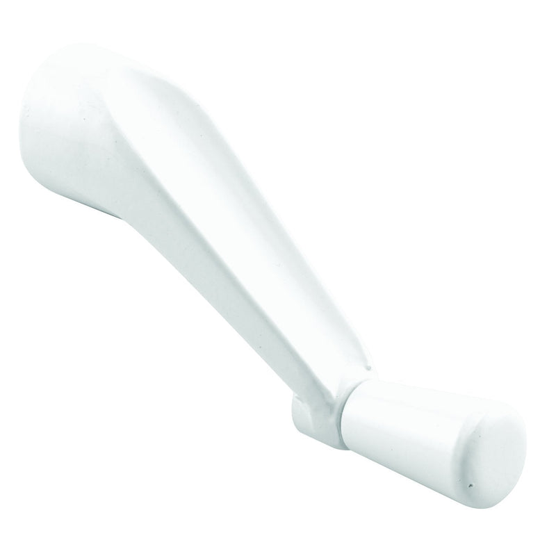 Prime-Line H 4106 Spline Socket Crank Handle, White, Smooth 360-Degree Operation (Single Pack) 1 Count (Pack of 1)