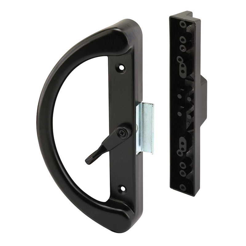 Prime-Line C 1238 Sliding Door Cam Latch, Reverse Hook, 4-15/16 In., Black (Single Pack)