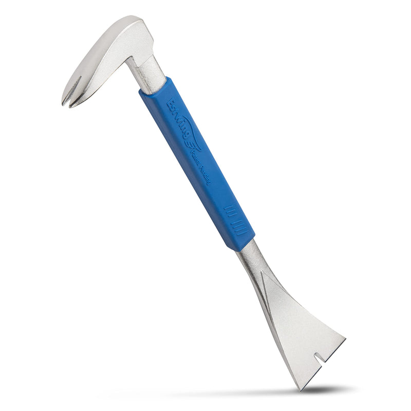 ESTWING Pro Claw Moulding Puller - 12" Pry Bar with Forged Steel Construction & No-Slip Cushion Grip - MP300G 12" (Inches)
