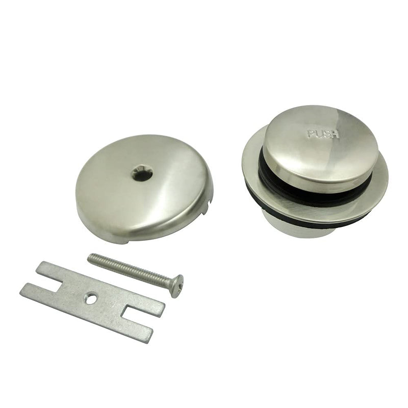 Kingston Brass DTT5302A8 Made to Match Touch-Toe Tub Drain Replacement Kit, Satin Nickel Brushed Nickel