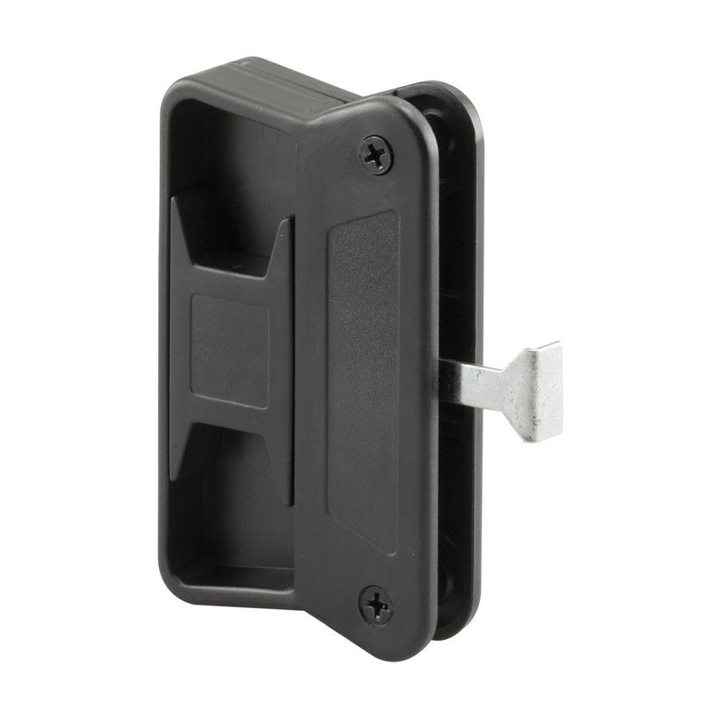 Prime-Line A 201 Black Plastic, Long Latch Sliding Screen Door Handle (Single Pack) 1 Pack