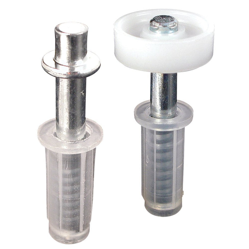 Prime-Line N 7266 Bi-Fold Door Top Pivot and Guide Wheel (2 Pack), Mill