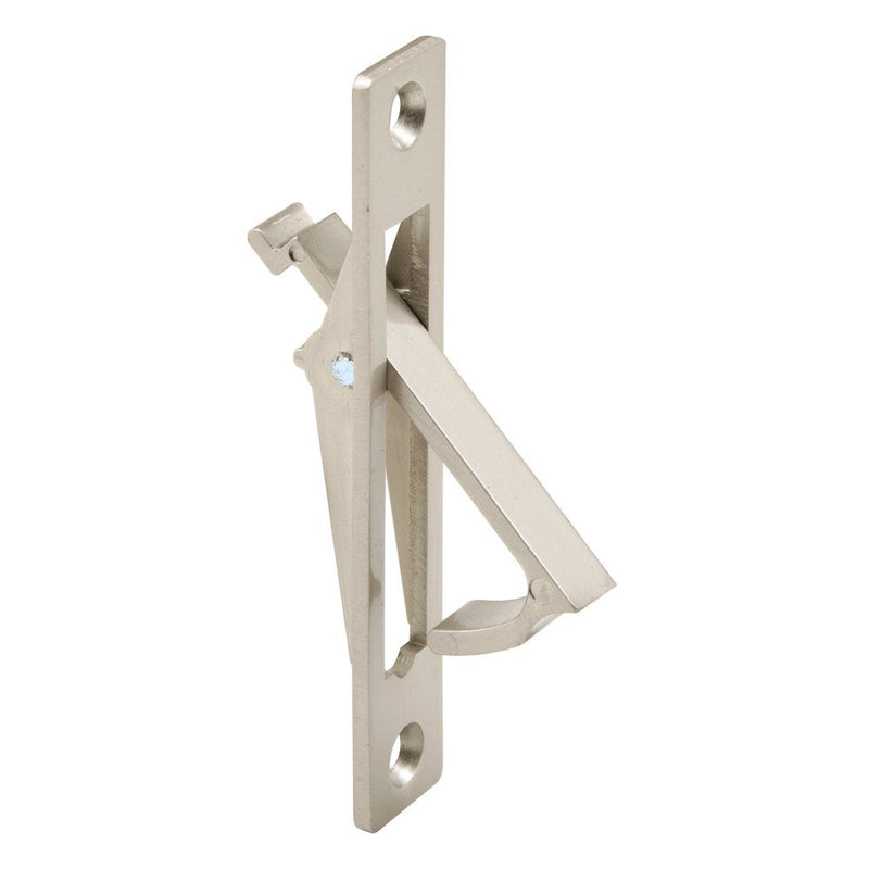 Prime-Line N 7274 Diecast, Satin Nickel, Pocket Door Flush Edge Pull (Single Pack) 1 Count (Pack of 1)