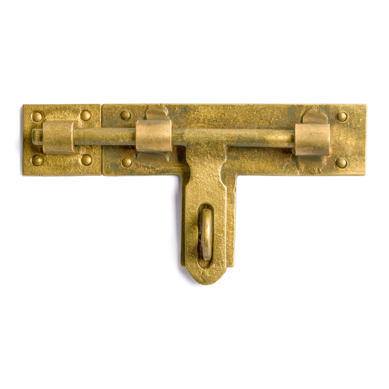 Hardware Philosophy Lockable Slide Latch Bolt Receiver 4.75 Inches - Architectural, Interior Design, Doors, Furniture Cabinet Customization Hardware