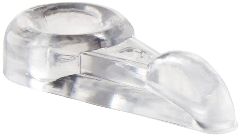 Prime-Line T 8733 Storm Door Panel Clip, Flush, Clear Acrylic (8 Pack)