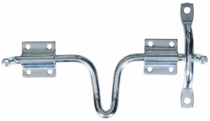 The Hillman Group 851924 Door and Gate Latch with Sliding Bolt, Zinc Plated