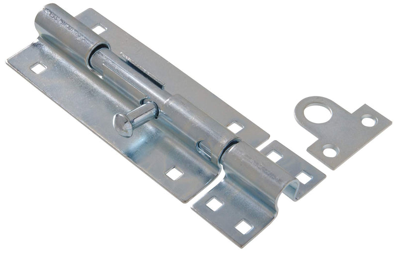Hardware Essentials 851023 Adjust Lock Zinc Gate Barrel Bolt 8" 8 Inch
