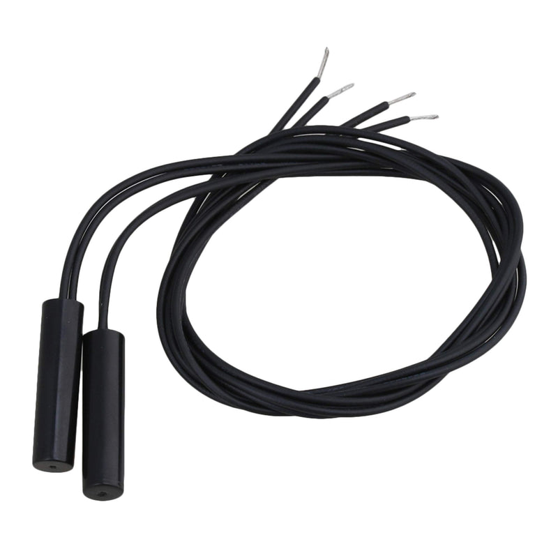 BQLZR Cylindrical Plastic Mounted Reed Proximity Switch Magnetic Sensor Pack of 2