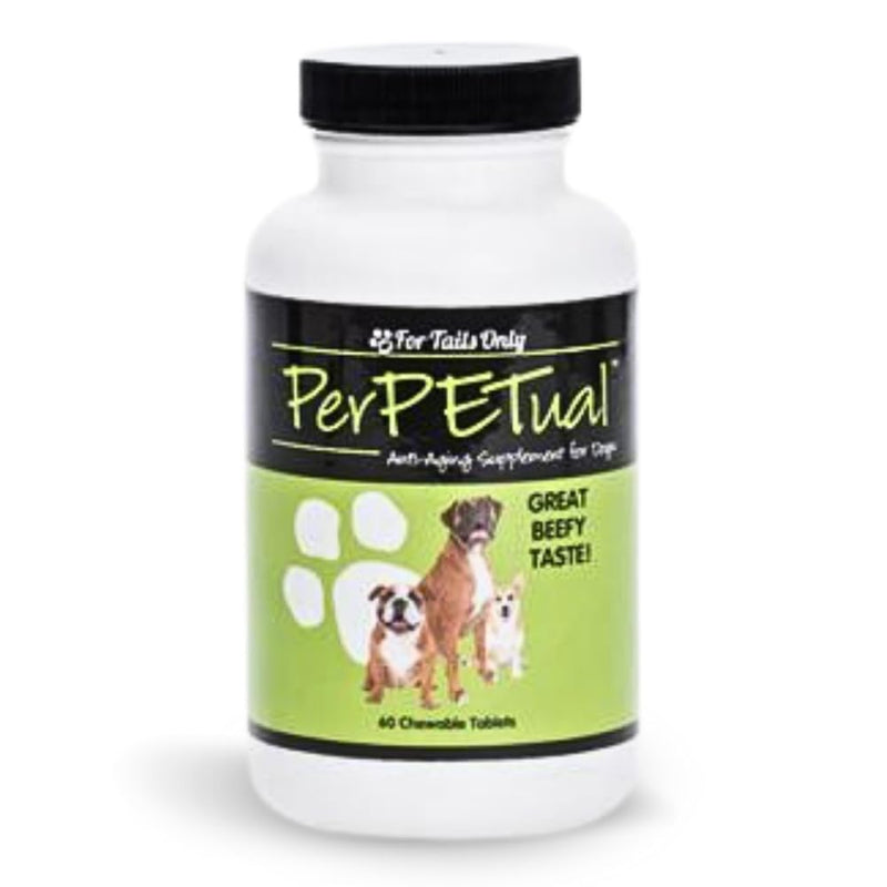 Youngevity Perpetual™ - Maximum Strength Anti-Aging Dog Bone & Joint Support - with Glucosamine, Choline, MSM, Milk Thistle, Calcium, Turmeric & More - 60 Chewable Tablets - PawsPlanet Australia
