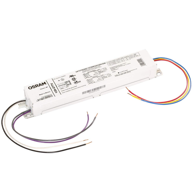 Osram 51520 Optotronic 96W 24V DC 120/277V AC 50/60Hz Constant Voltage Dimmable LED Driver OT 96W/24V/UNV/DIM