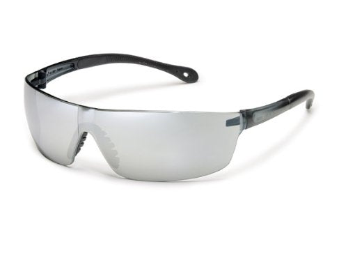 Gateway Safety 448M StarLite Squared Ultra-Light Safety Glasses, Silver Mirror Lens, Gray Temple (Pack of 10)