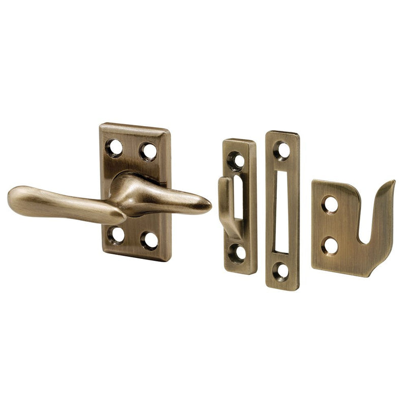 Prime-Line H 3683 1-7/8 In. Diecast and Steel Antique Brass Casement Window Sash Lock (Single Pack) 1-7/8 in.