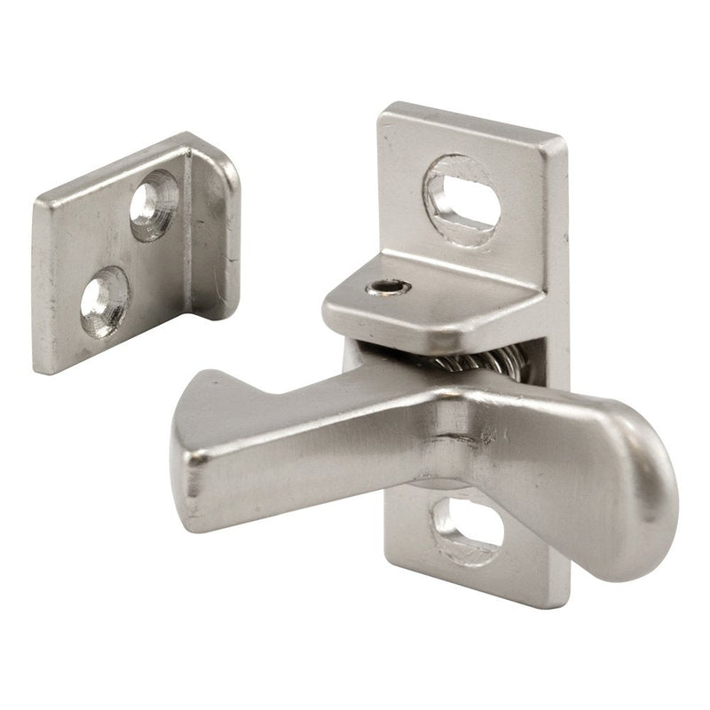 Prime-Line U 10882 Cabinet Door Elbow Catch, Cast Aluminum, Satin Nickel (Single Pack) 1 Pack Modern