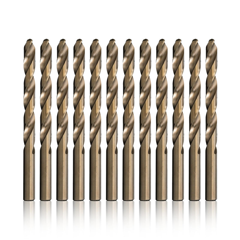 Drill America DWDCO7P12 #7 Cobalt Drill Bit (Pack of 12), DWDCO Series