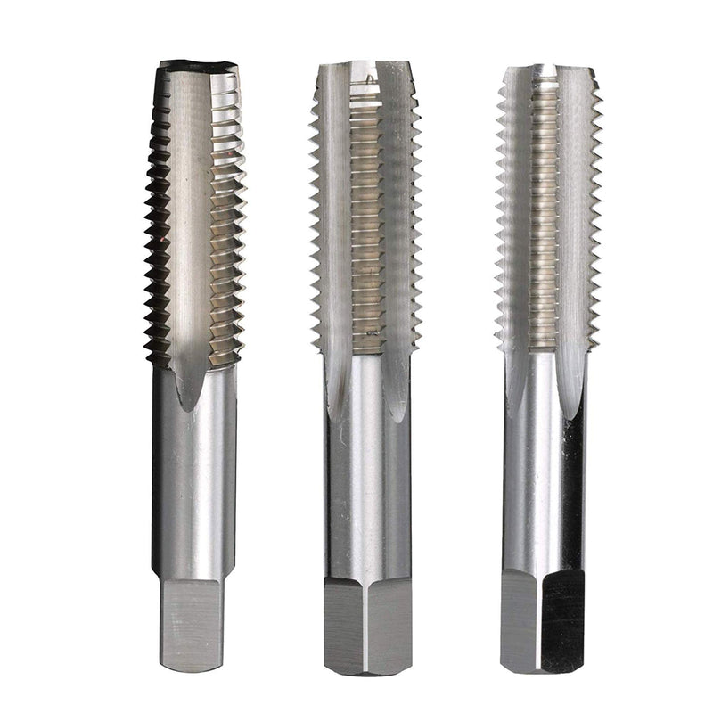 Drill America m18 x 1.5 High Speed Steel 4 Flute Hand Tap Set, DWT Series DWTS18X1.5