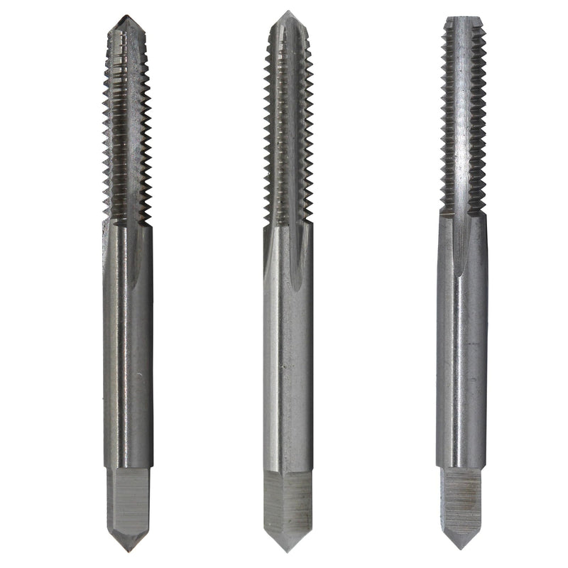 Drill America DWTS6X1 m6 x 1 High Speed Steel 4 Flute Hand Tap Set, DWT Series,Uncoated (Bright)