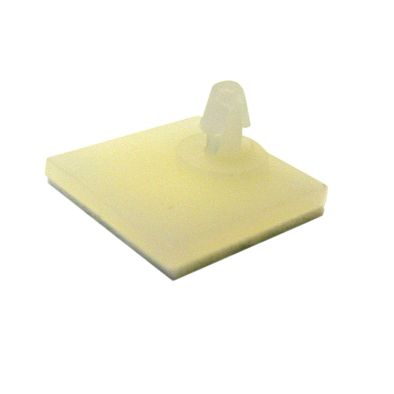 SA120 Adhesive Standoffs, 100 Pack, 0.120" Height, Offset 0.6x0.6" Base, Fits 0.125" PCB Hole