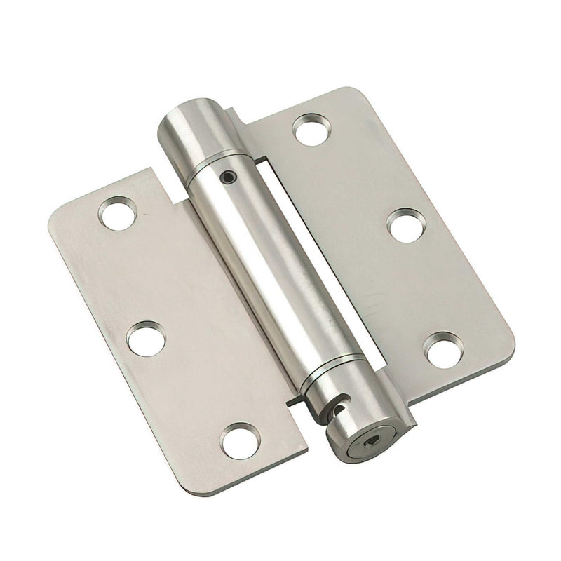 Richelieu Onward 3 1/2-inch Brushed Nickel 1/4-inch Radius Door Hinge