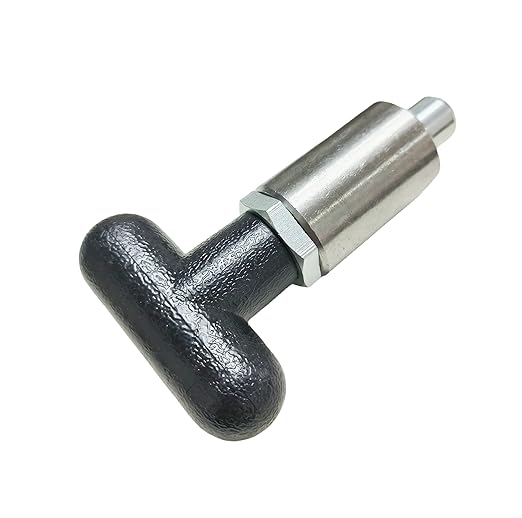 Innovative Components AI1/2T1.5-B-TR6 1/2" tapered tip, 2.25" Rounded T knob Spring Loaded Pop Pin 1.50" welds on barrel included