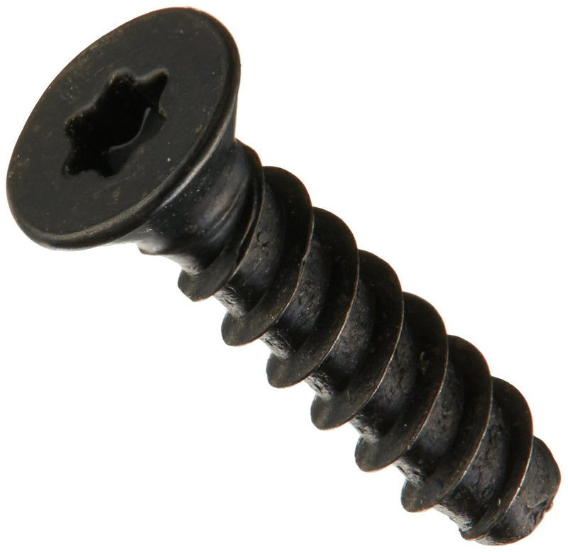 Small Parts 0408LTFB Steel Thread Rolling Screw for Plastic, Black Oxide Finish, 82 Degree Flat Head, Star Drive, #4-20 Thread Size, 1/2" Length (Pack of 100) - NewNest Australia