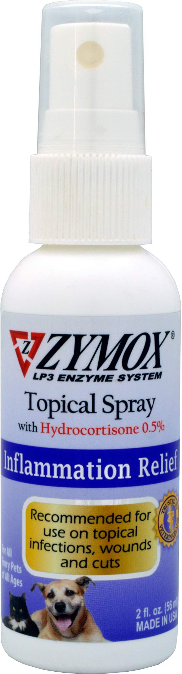 ZYMOX Topical Spray With .5% Hydrocortisone - PawsPlanet Australia