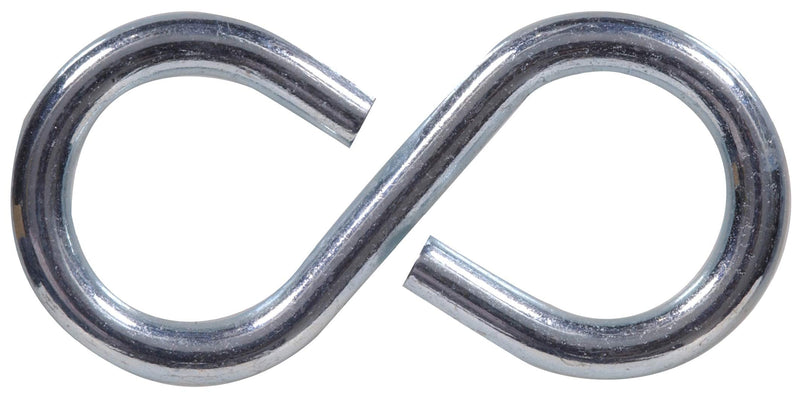 Hardware Essentials S Hook 2-1/8", Zinc Finish, Pack of 100 2-1/8 Inch
