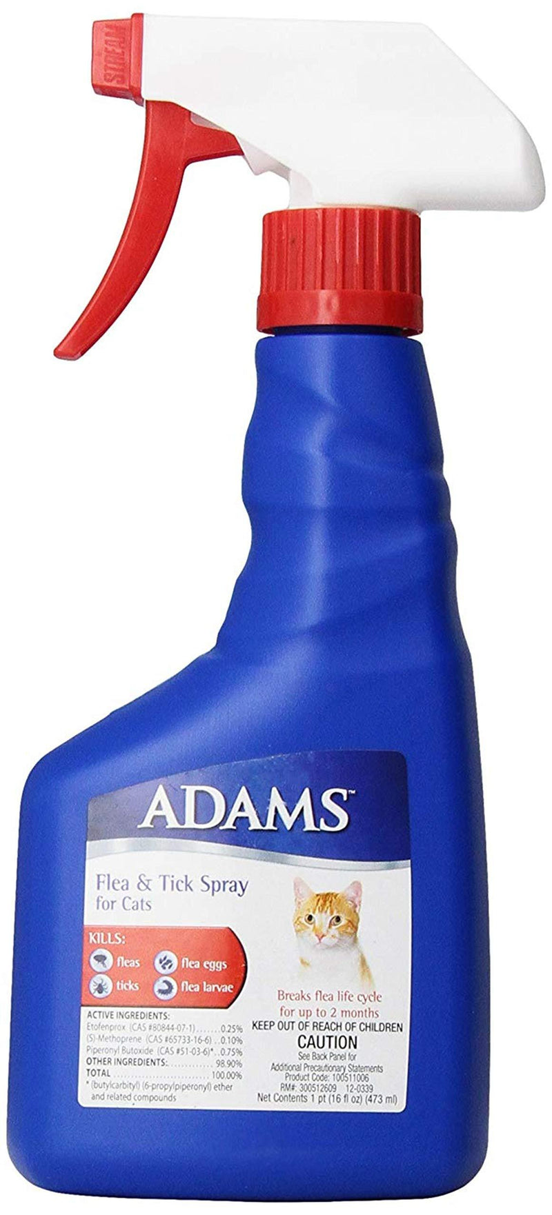 [Australia] - Adams Flea and Tick for Cats 16 Ounces 