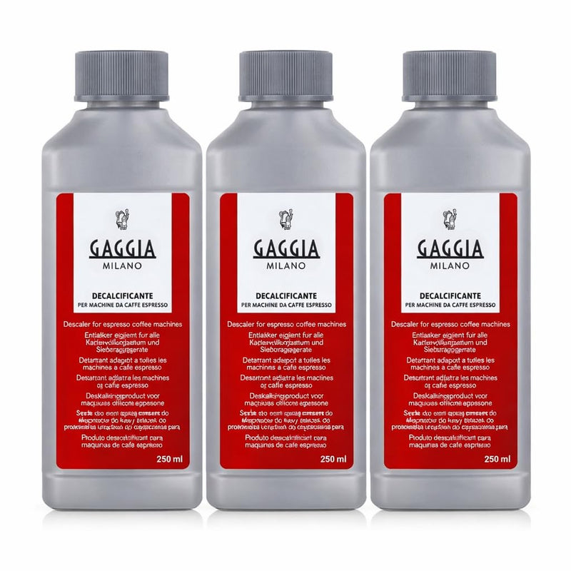 Gaggia Decalcifier Descaler Solution 250ml (3 Bottles)
