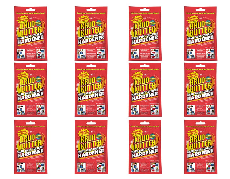 Krud Kutter Waste Paint Hardener, 3.5 Oz. Bag - Lot of 12