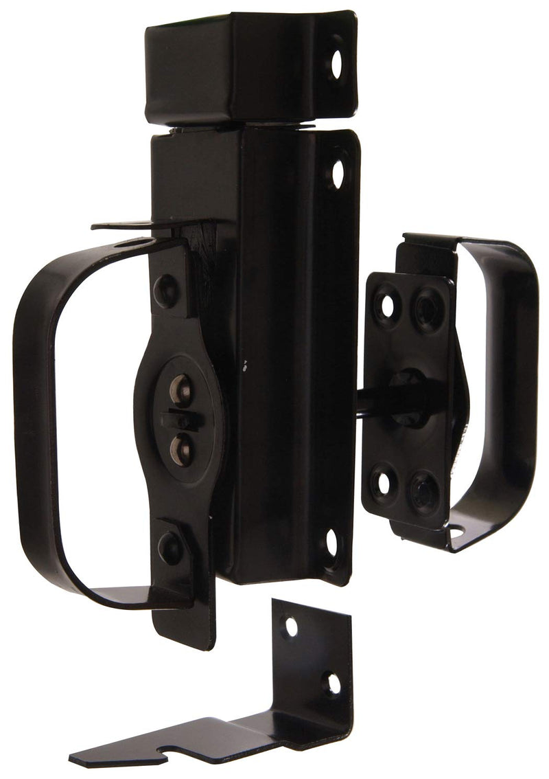 Hardware Essentials 852505 Hardware Essentials Black Swinging Door Latches - for 3/4" to 2-1/4" Door 1 Count (Pack of 1)