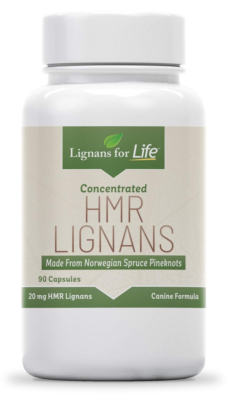 HMR Lignans for Dogs 20mg - 90 Capsules - Vitamin for Healthy Pet | Natural Dog Multivitamin | Dog Wellness Supplement | Dog Nutritional Supplement | Overall Health w/Phytonutrients
