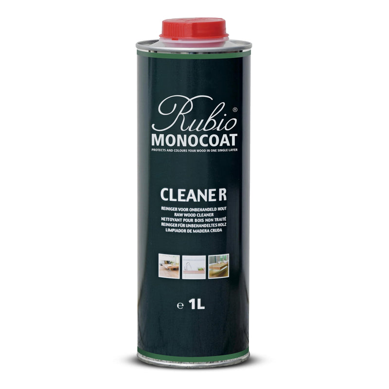 Rubio Monocoat Raw Wood Cleaner, 1,000 ft² | Preparatory Cleaning for Wood Surfaces | Removes Dust After Sanding & Vacuuming | Use Before Finishing with Oil Plus 2C | 1 Liter 33.8 Fl Oz (Pack of 1)