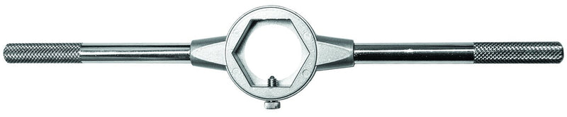 Century Drill & Tool 98513 1-7/16" Hex Die Stock, Solid Zinc Alloy, Non-Adjustable with Set Screw, Professional Threading Tool 1-7/16 Inch
