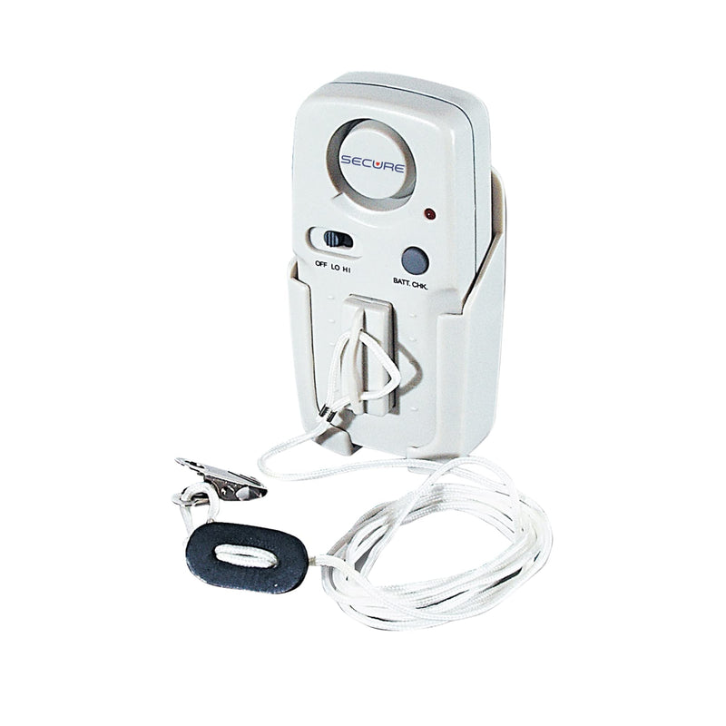 Secure Magnet Pull Cord Chair and Bed Alarm for Elderly Adults - Monitor Fall Risk Seniors in Bed, Chair or Wheelchair, On/Off Switch - Bed Alarms and Fall Prevention for Elderly Dementia Patients