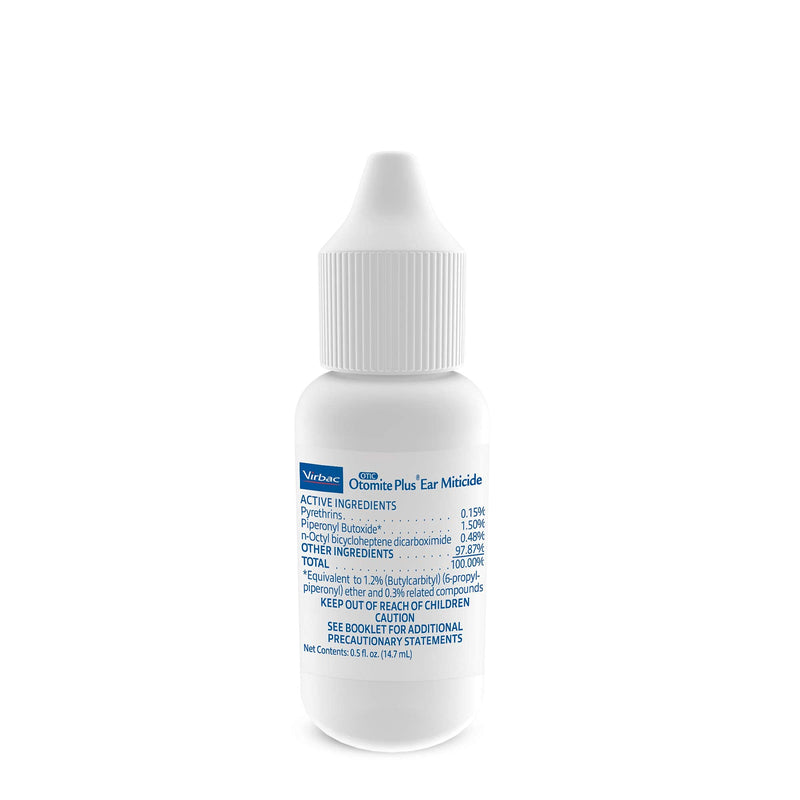 Otomite Plus Ear Mite Treatment, 0.5-Ounce - PawsPlanet Australia