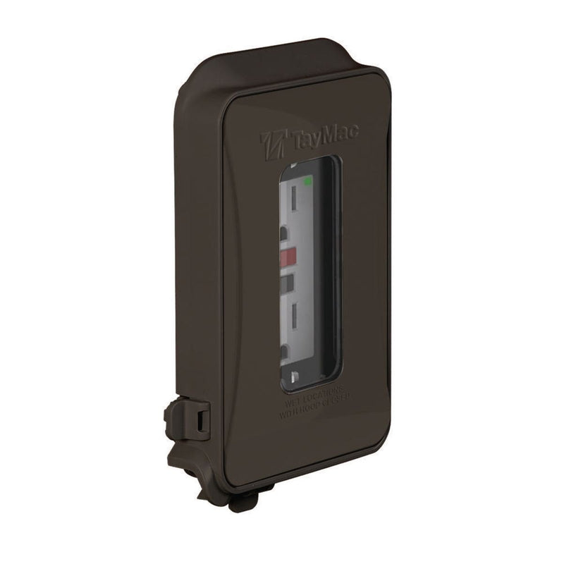 TayMac ML450Z Single-Gang Mount 16-in-1 Flat Nonmetallic Weatherproof Vertical/Horizontal, 1-Pack, Bronze