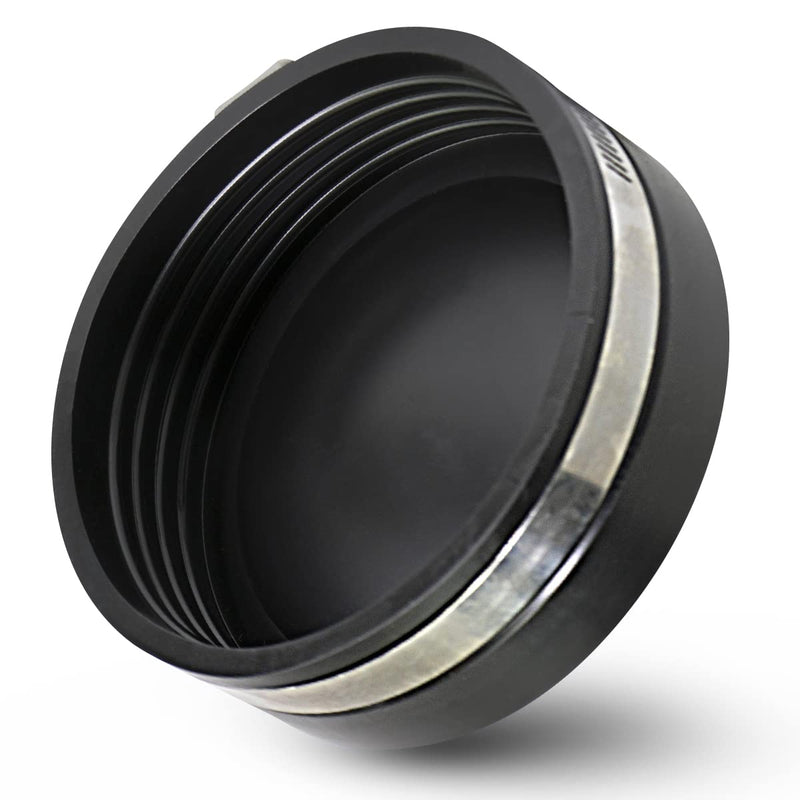 3962 Flexible PVC Pipe Cap with Stainless Steel Clamps, 4", Black 4" Inner and 4-1/2"