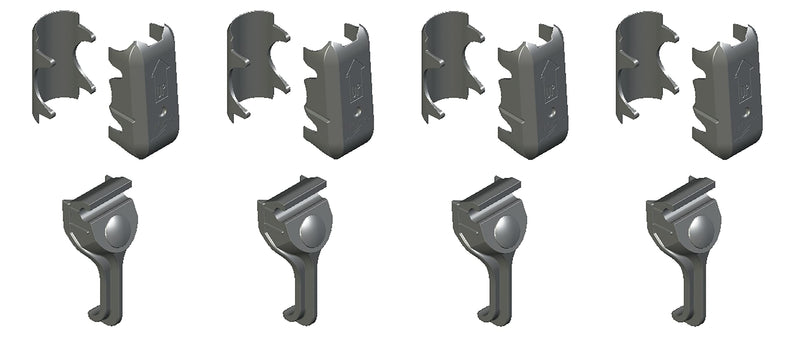 Metro SAKITA2 Replacement Levers/Wedges for Super Adjustable Super Erecta Wire Shelving