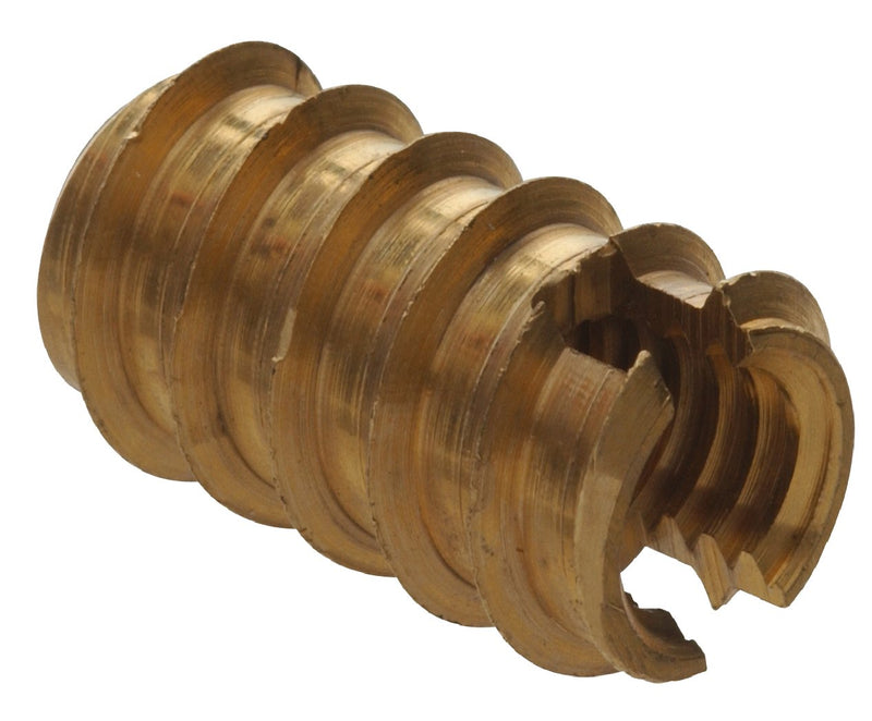 Hillman 3017 8-32-Inch Brass Wood Insert, 30-Pack